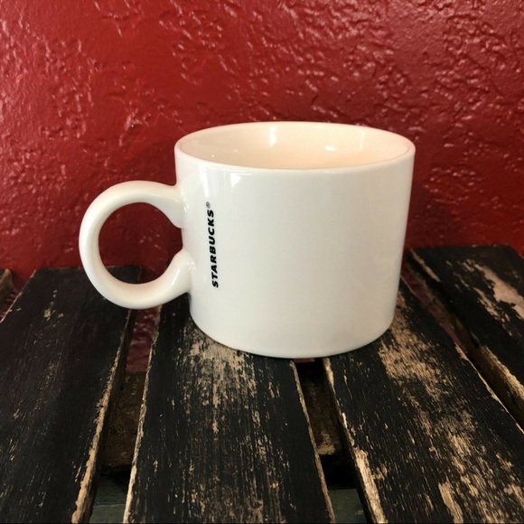 Starbucks Mug Coffee Cup Tea White Logo Minimalist Collectible Drink Clean 2017 - Picture 2 of 9